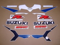 Suzuki TL 1000R 2000 - Weiß/Blaue Version - Dekorset