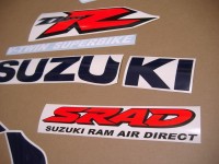 Suzuki TL 1000R 2000 - Weiß/Blaue Version - Dekorset