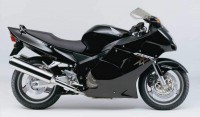 Honda CBR 1100XX 2002 - Schwarze Version - Dekorset