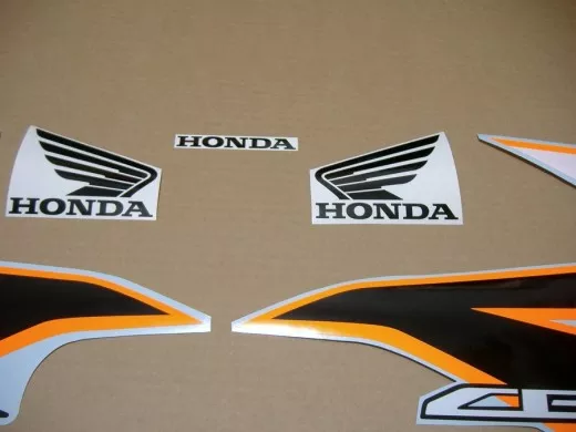 Honda CBR 125R 2011 - Silber/Orange Version - Dekorset