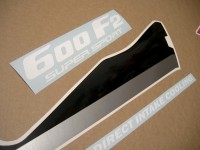 Honda CBR 600 F2 - Schwarz/Blau/Pink Version - Dekorset