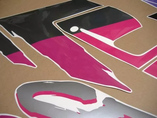 Honda CBR 600 F2 - Schwarz/Pink/Grau Version - Dekorset