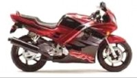 Honda CBR 600 F2 - Burgundy/Grey/Black Version - Decalset