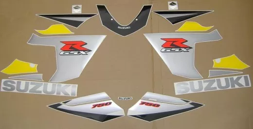 Suzuki GSX-R 750 2005 - Gelb/Schwarze Version - Dekorset
