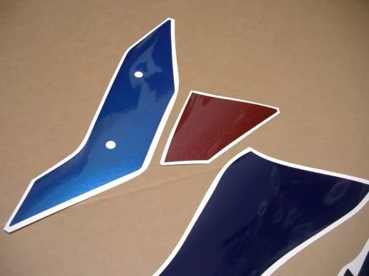 Honda CRF 1000L Africa Twin 2018 - Weiß/Blau/Rot Version - Dekorset