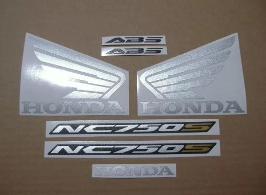 Honda NC750S 2016 - Schwarz/Rot Version - Dekorset