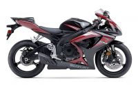 Suzuki GSX-R 750 2006 - Burgundy/Black Version - Decalset