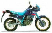 Honda NX 650 DOMINATOR 1990 - Blau/Grün Version - Dekorset