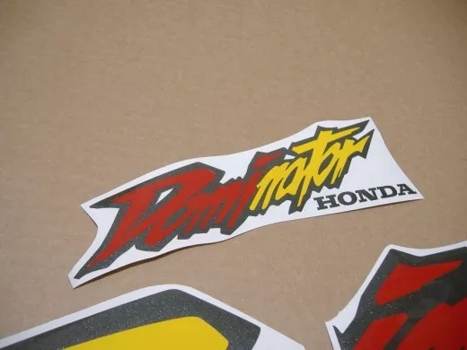 Honda NX 650 DOMINATOR 1996 - Weiß/Rot/Schwarz Version - Dekorset