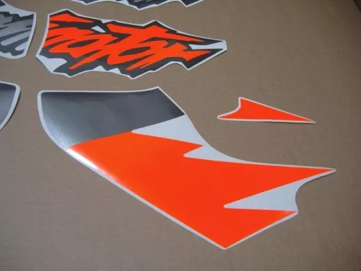 Honda NX 650 DOMINATOR 1997 - Orange/Grau Version - Dekorset