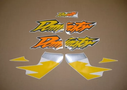 Honda NX 650 DOMINATOR 1998 - Gelb/Grau/Weiß Version - Dekorset