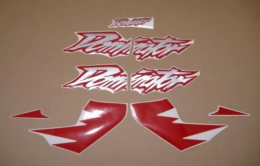 Honda NX 650 DOMINATOR 1999 - Grün/Silber/Rot Version - Dekorset