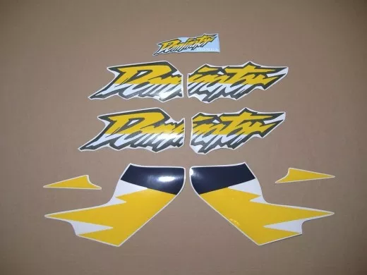 Honda NX 650 DOMINATOR 2000 - Blau/Gelb/Weiß Version - Dekorset