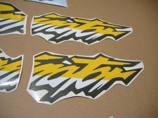 Honda NX 650 DOMINATOR 2000 - Blau/Gelb/Weiß Version - Dekorset