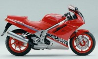 Honda VFR 750 1993 - Red/Silver Version - Decalset