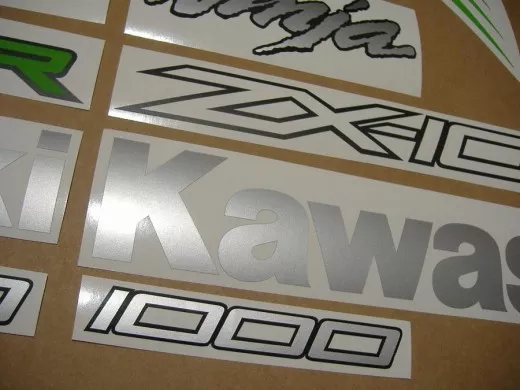 Kawasaki ZX-10R 2015 - Schwarze Version - Dekorset