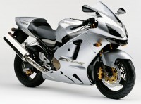 Kawasaki ZX-12R 2005 - Silber Version - Dekorset