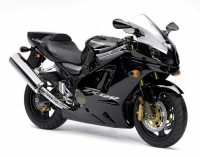 Kawasaki ZX-12R 2006 - Schwarz Version - Dekorset