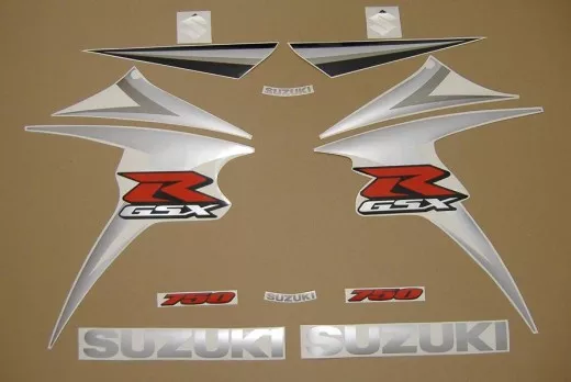 Suzuki GSX-R 750 2007 - Dunkelblau/Schwarze Version - Dekorset