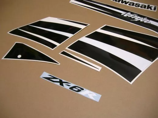 Kawasaki ZX-6R 2008 - Grün Version - Dekorset