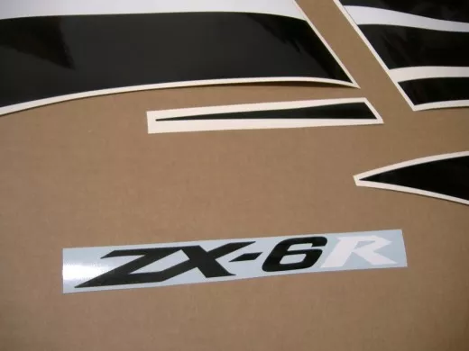 Kawasaki ZX-6R 2008 - Grün Version - Dekorset