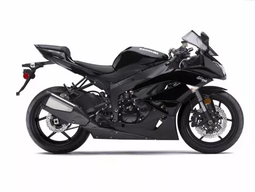 Kawasaki ZX-6R 2009 - Schwarze Version - Dekorset