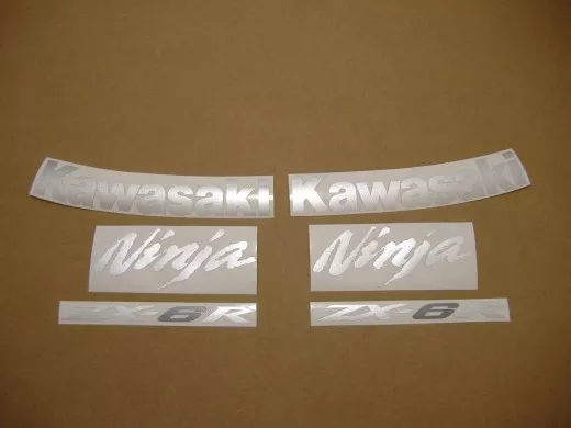 Kawasaki ZX-6R 2009 - Blaue Version - Dekorset