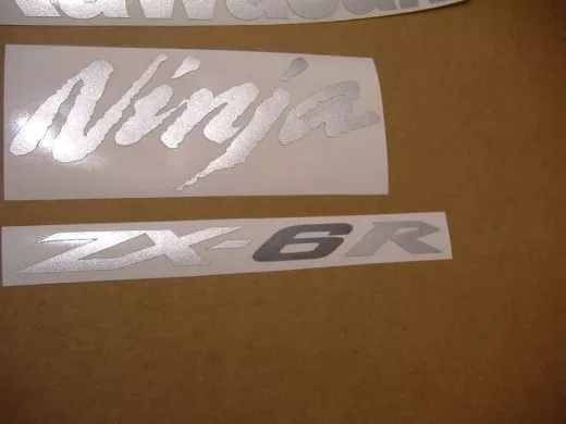 Kawasaki ZX-6R 2009 - Blaue Version - Dekorset