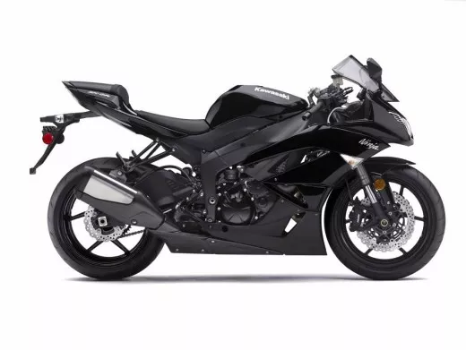 Kawasaki ZX-6R 2010 - Schwarze Version - Dekorset