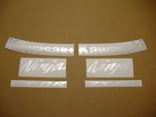 Kawasaki ZX-6R 2010 - Schwarze Version - Dekorset