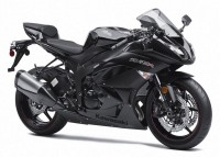 Kawasaki ZX-6R 2012 - Schwarze Version - Dekorset