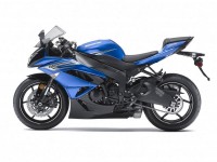 Kawasaki ZX-6R 2011 - Blaue Version - Dekorset