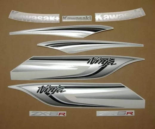 Kawasaki ZX-6R 2011 - Blaue Version - Dekorset