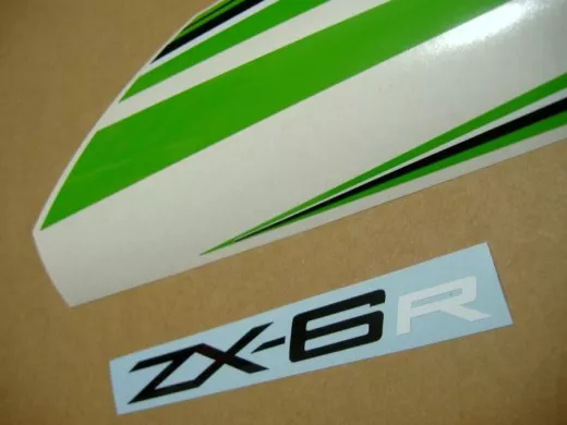 Kawasaki ZX-6R 2011 - Grüne Version - Dekorset