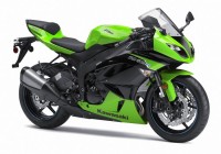 Kawasaki ZX-6R 2012 - Grün PERFORMANCE EDITION - Dekorset