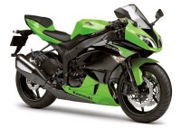 Kawasaki ZX-6R 2012 - Grün Version - Dekorset