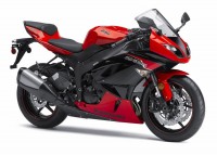 Kawasaki ZX-6R 2012 - Rot Version - Dekorset