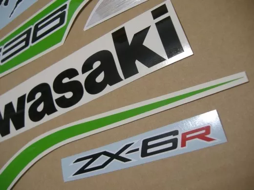 Kawasaki ZX-6R 2013 - Grün Version - Dekorset