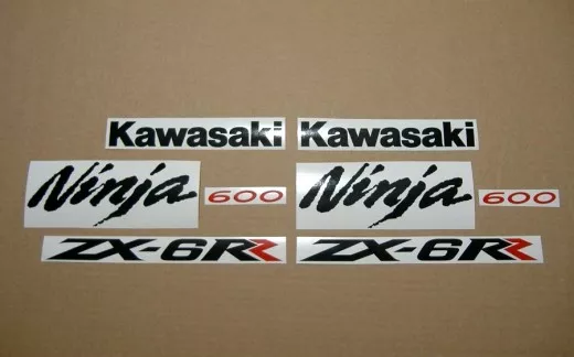 Kawasaki ZX-6RR 2006 - Grün Version - Dekorset