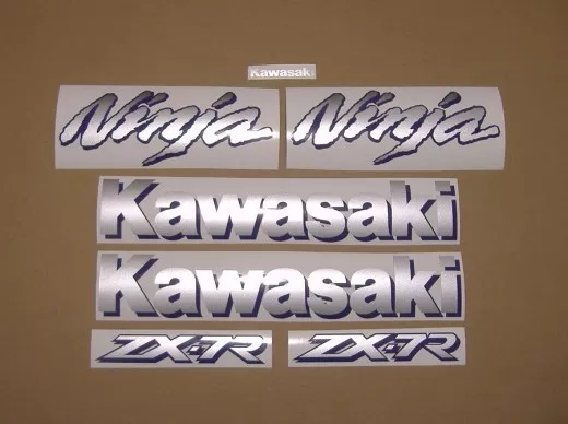 Kawasaki ZX-7R 1998 - Burgunder Version - Dekorset