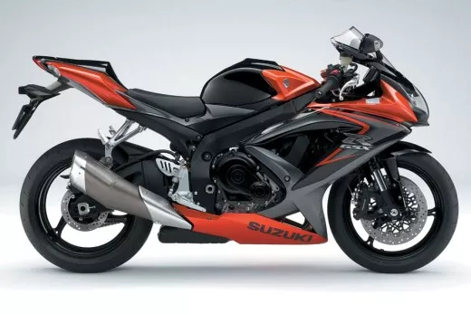 Suzuki GSX-R 750 2008 - Schwarz/Rote Version - Dekorset