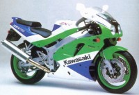 Kawasaki ZXR 750 1991 - Grün/Weiß/Blau EU - Dekorset