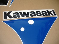 Kawasaki ZXR 750 1991 - Grün/Weiß/Blau US - Dekorset (ZX-7)