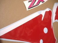 Kawasaki ZXR 750 1993 - Grün/Weiß/Rot Version - Dekorset