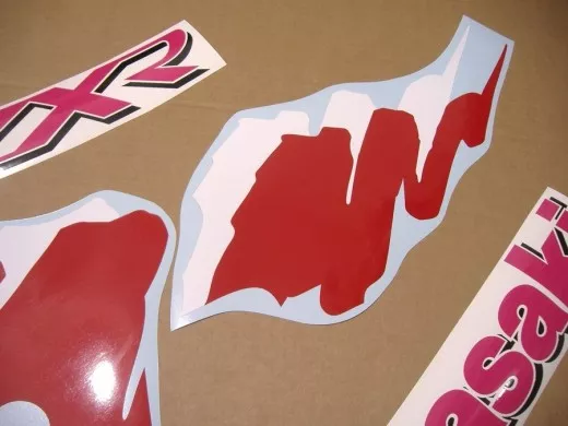 Kawasaki ZXR 750 1993 - Grün/Weiß/Rot Version - Dekorset