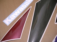 Kawasaki ZZR 1100 1994 - Burgunder/Schwarz Version - Dekorset