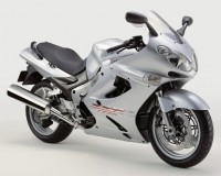 Kawasaki ZZR 1200 2002 - Silber Version - Dekorset