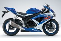 Suzuki GSX-R 750 2008 - Weiß/Blaue Version - Dekorset