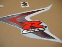 Suzuki GSX-R 750 2008 - Weiß/Blaue Version - Dekorset
