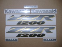 Kawasaki ZZR 1200 2004 - Silber Version - Dekorset